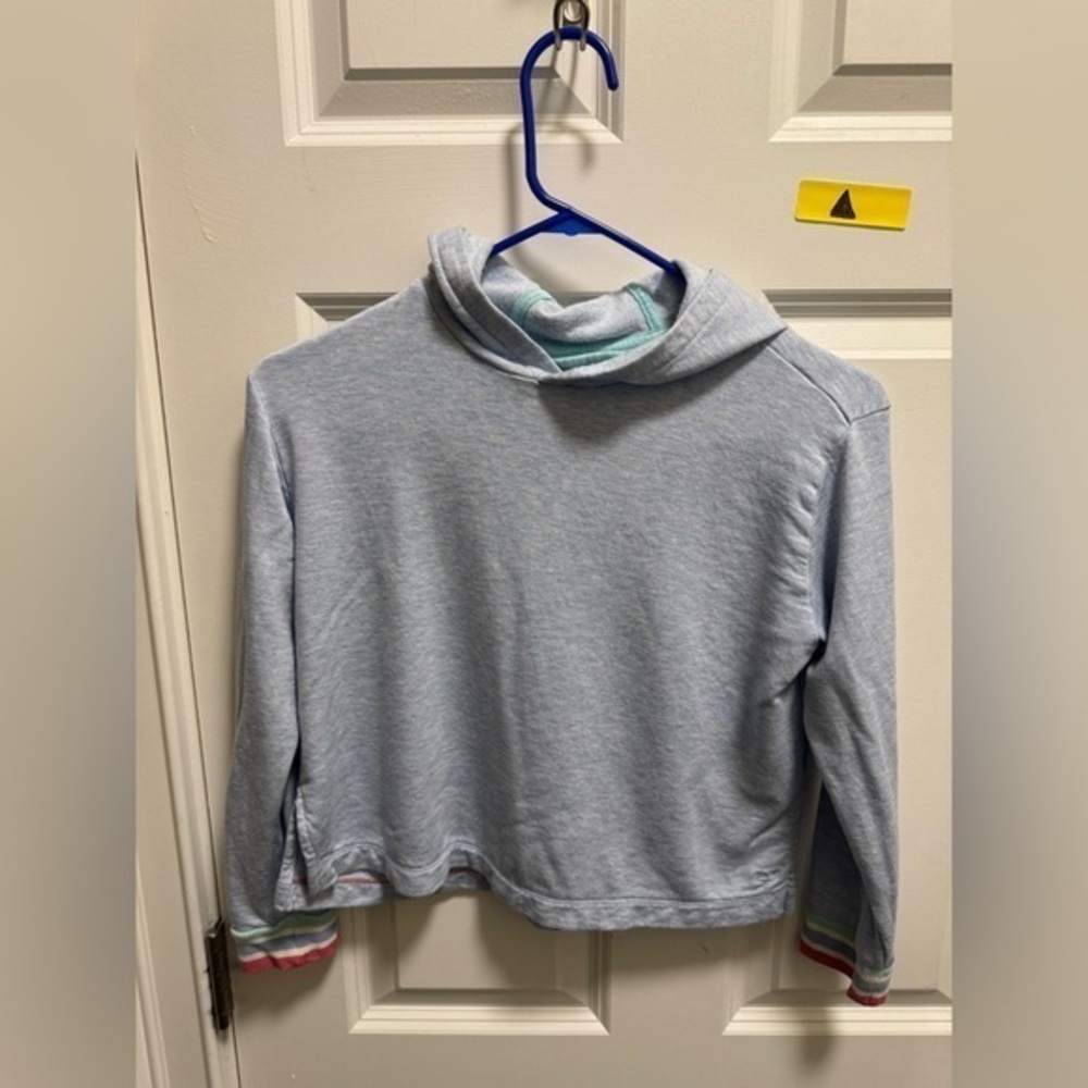 Youth Girls Vineyard Vines Long Sleeve Hooded Shirt Pullover